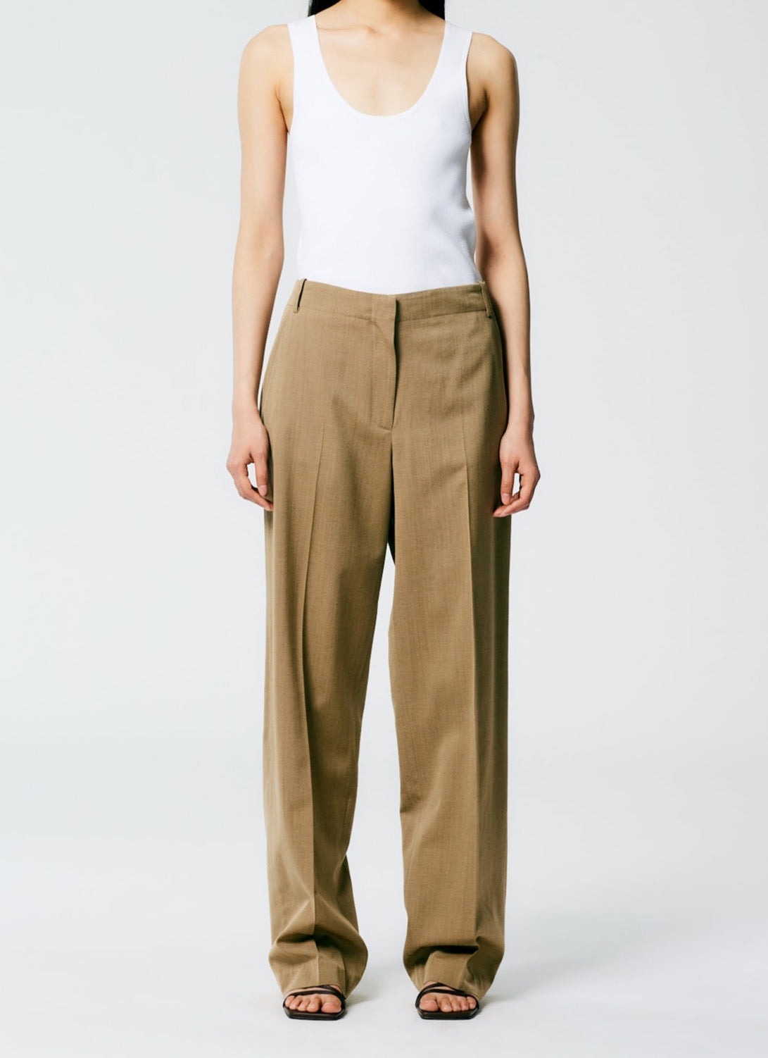 Refined Wool Rodney Sraight Leg