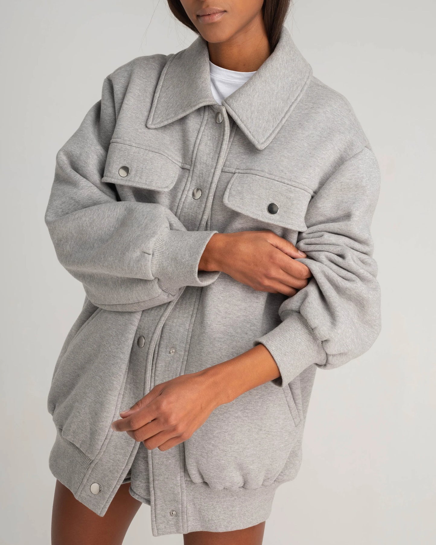 Jane Bomber Grey
