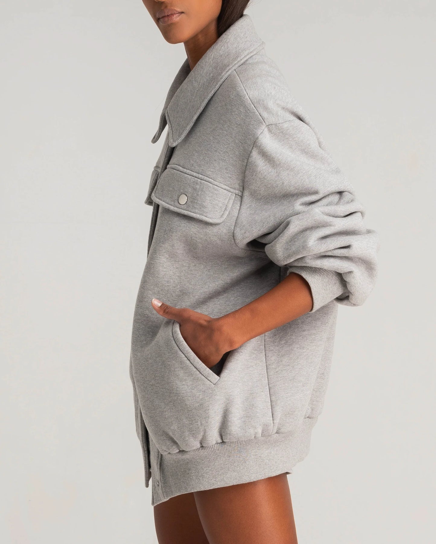Jane Bomber Grey