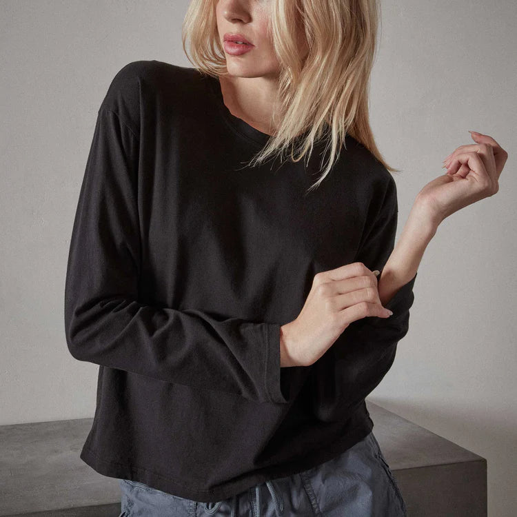 Longsleeve Vintage Boy Tee Black