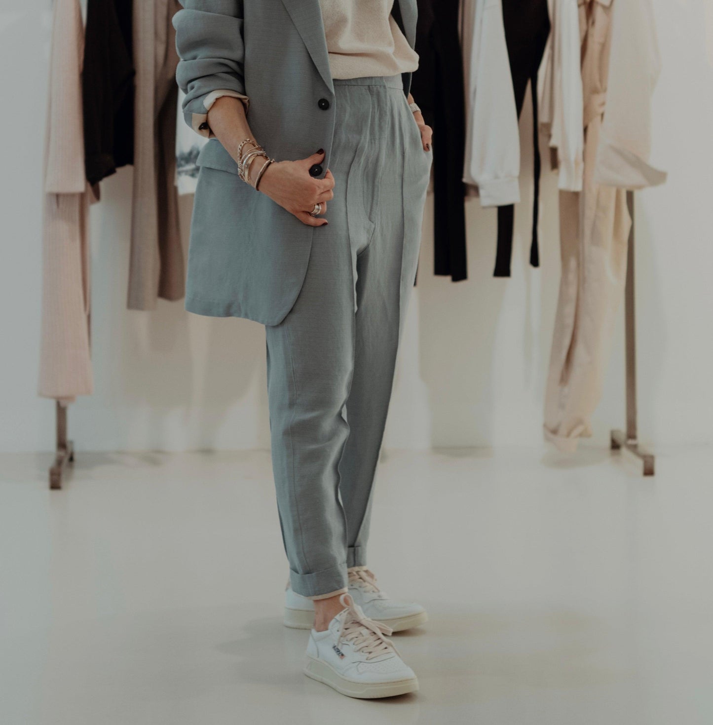 Trousers Inge in Light Blue - TheStorebySchneeweiss