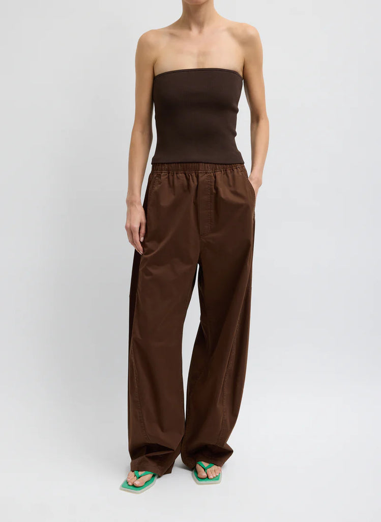Garment Dyed Silky Cotton Winlsow Pant Brown – TheStorebySchneeweiss
