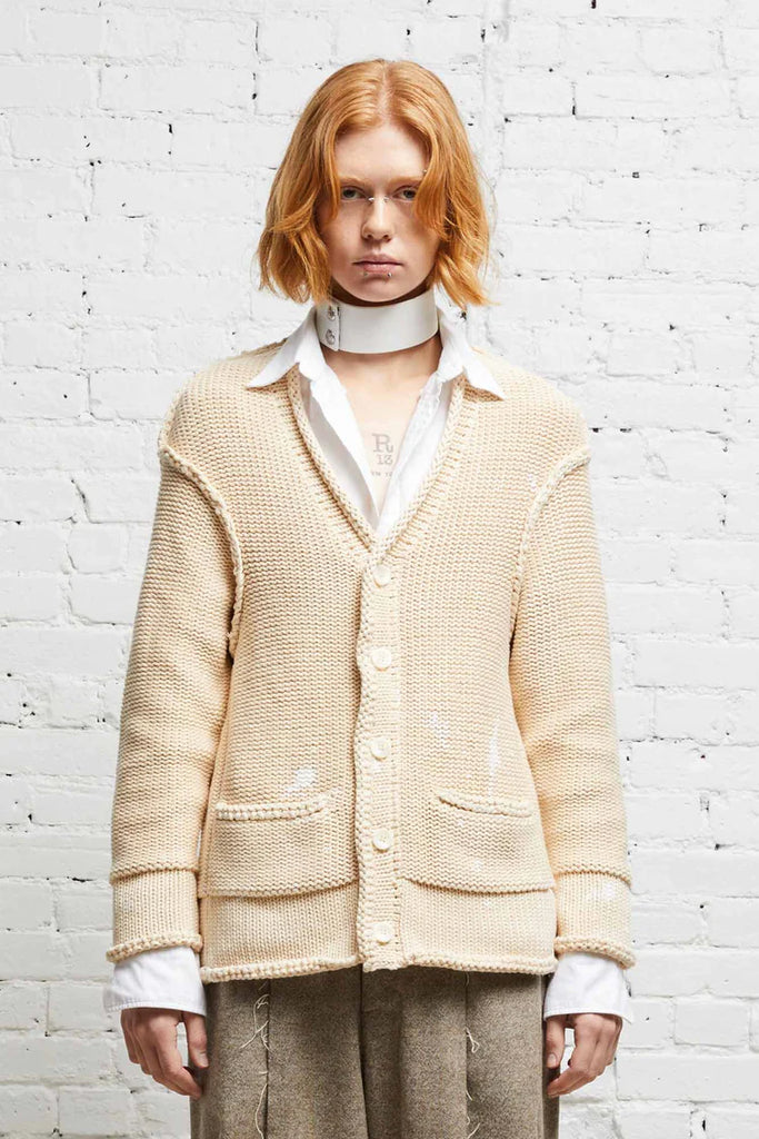 Boxy Cardigan Rolled Edges - TheStorebySchneeweiss