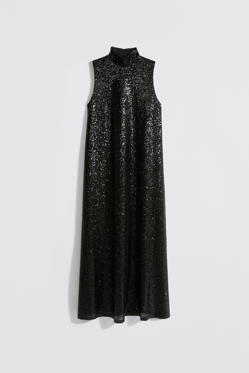 Aspen Sequin Dress in Black - TheStorebySchneeweiss