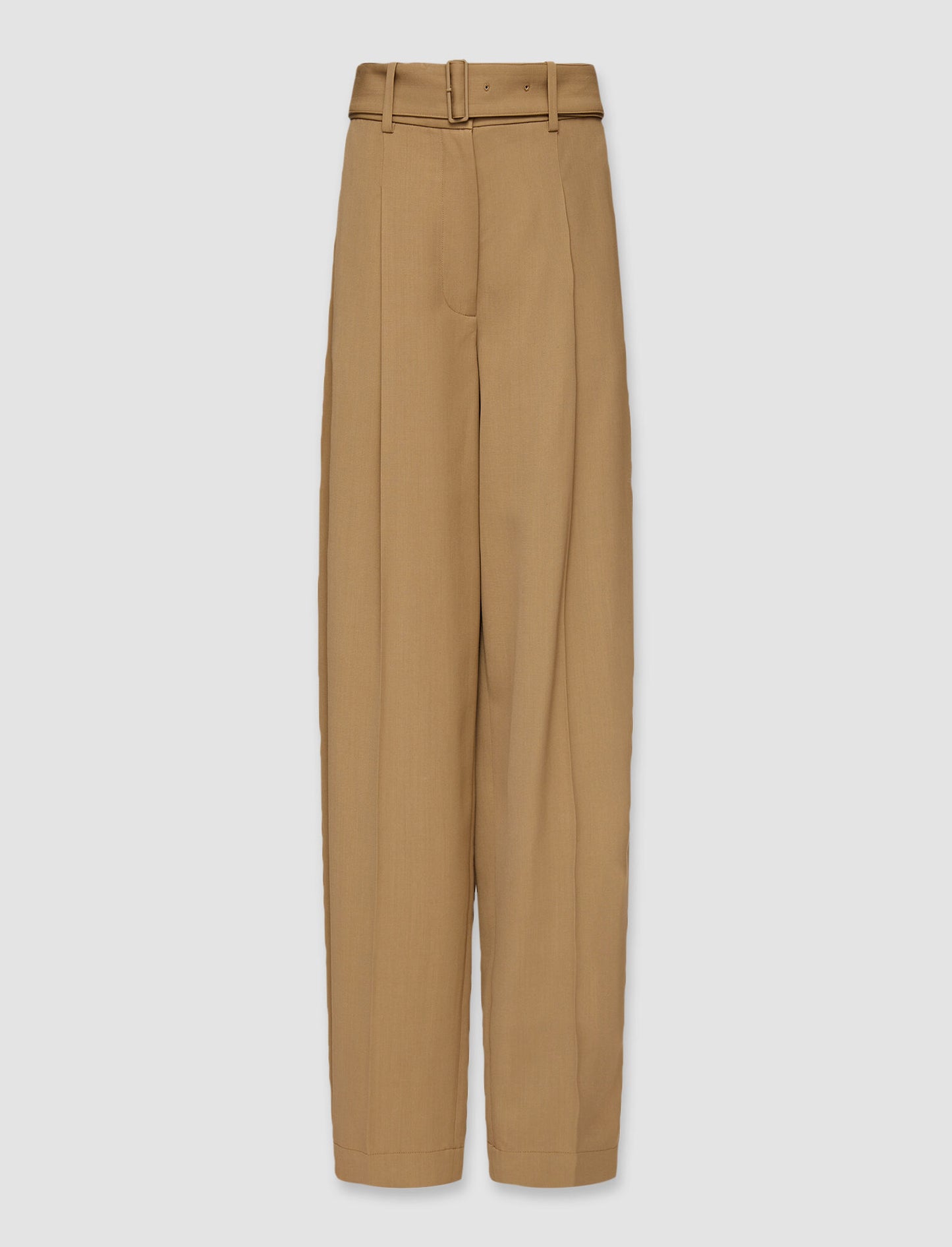Drew Pant Drapy Wool Viscose in Camel - TheStorebySchneeweiss