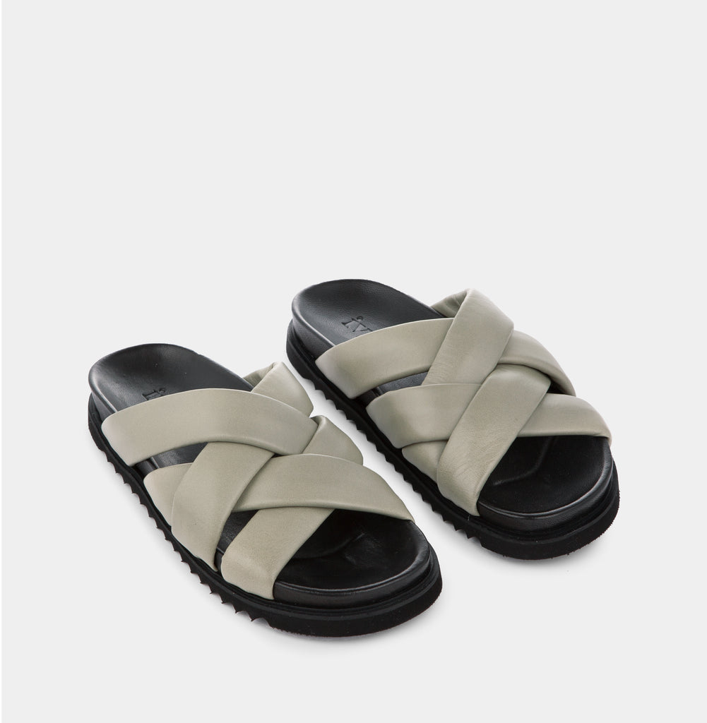 Josie Sandals in Stone Grey - TheStorebySchneeweiss