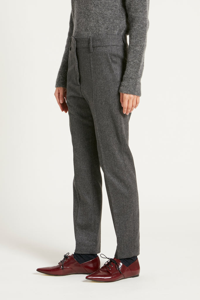 Trousers Leonida Micro in Antracite - TheStorebySchneeweiss