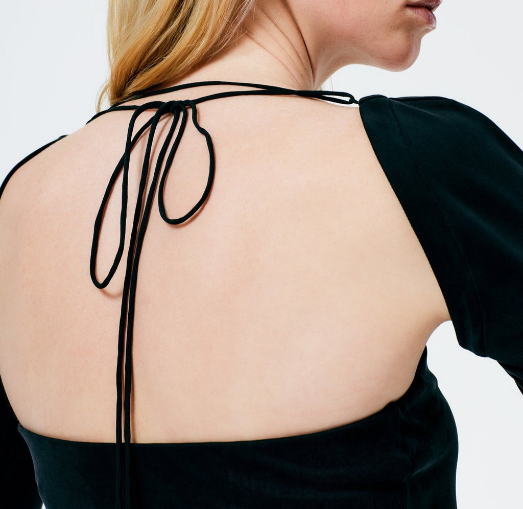 Deeba Cupro Strapless Convertible Top - TheStorebySchneeweiss