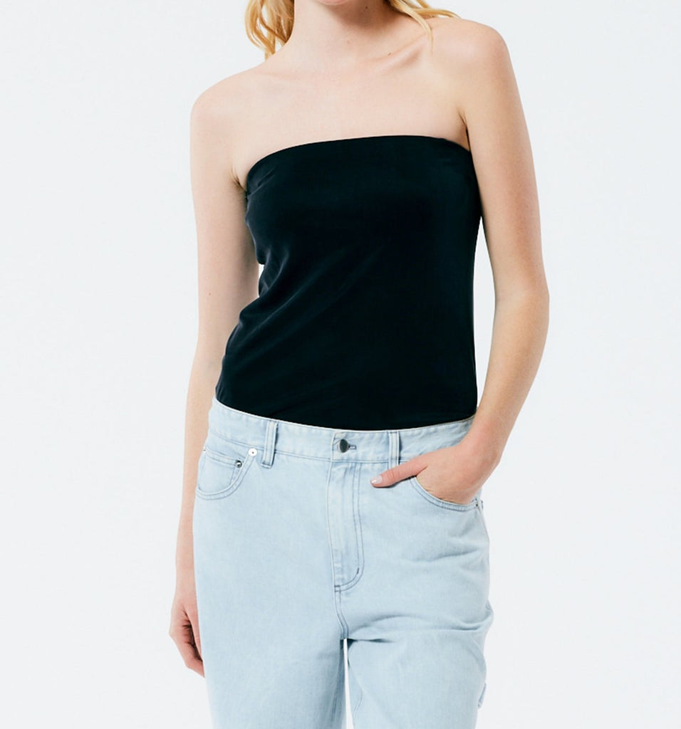 Deeba Cupro Strapless Convertible Top - TheStorebySchneeweiss